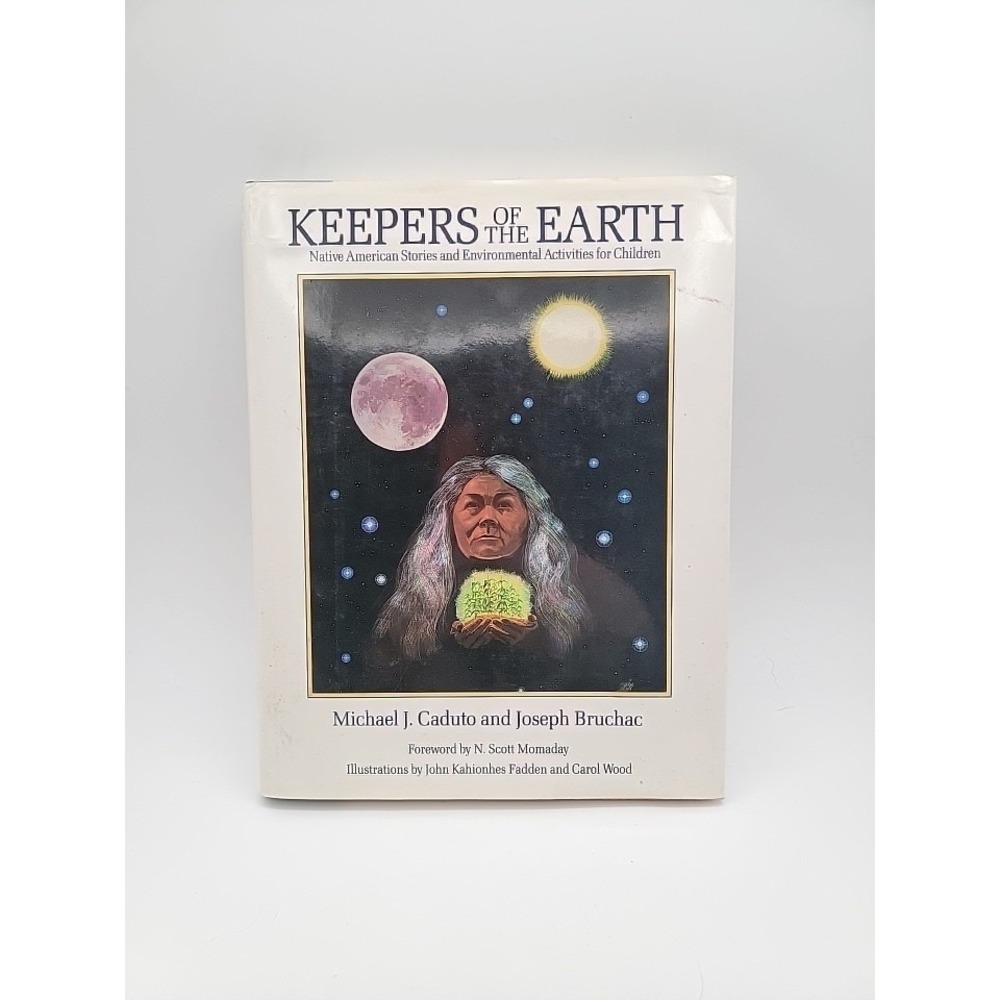 Michael J Caduto Keepers of the Earth Hardcover 1989 Native American Stories Gd